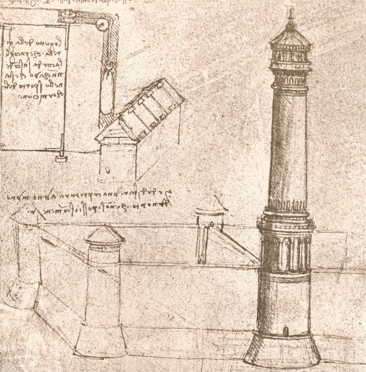 Kaleler için mimari, c1472-c1519 1883 by Leonardo da Vinci