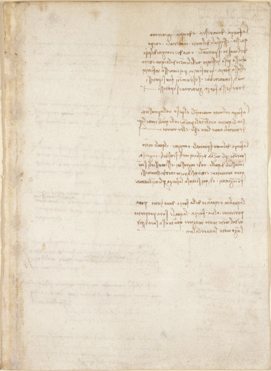 Arundel 263, f.151, Leonardo da Vinci