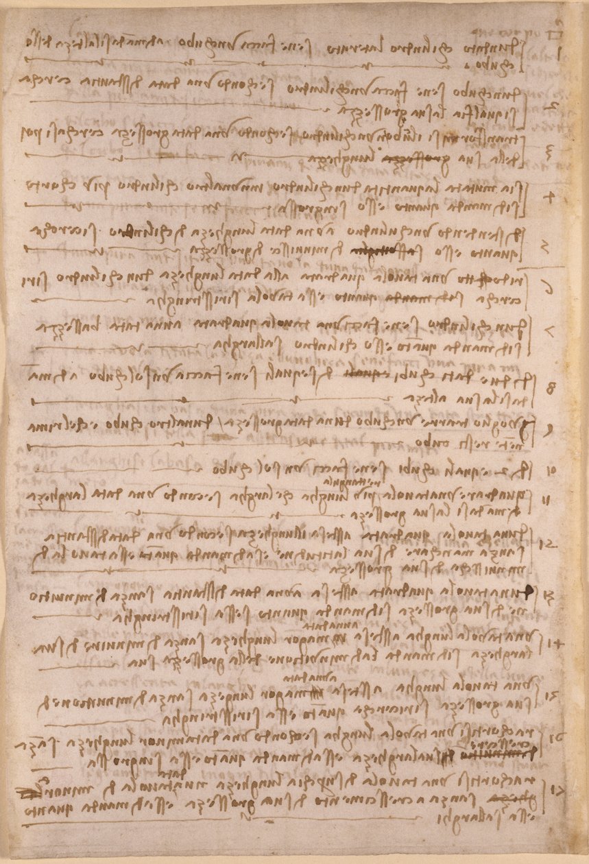Arundel 263, f.154v, Leonardo da Vinci