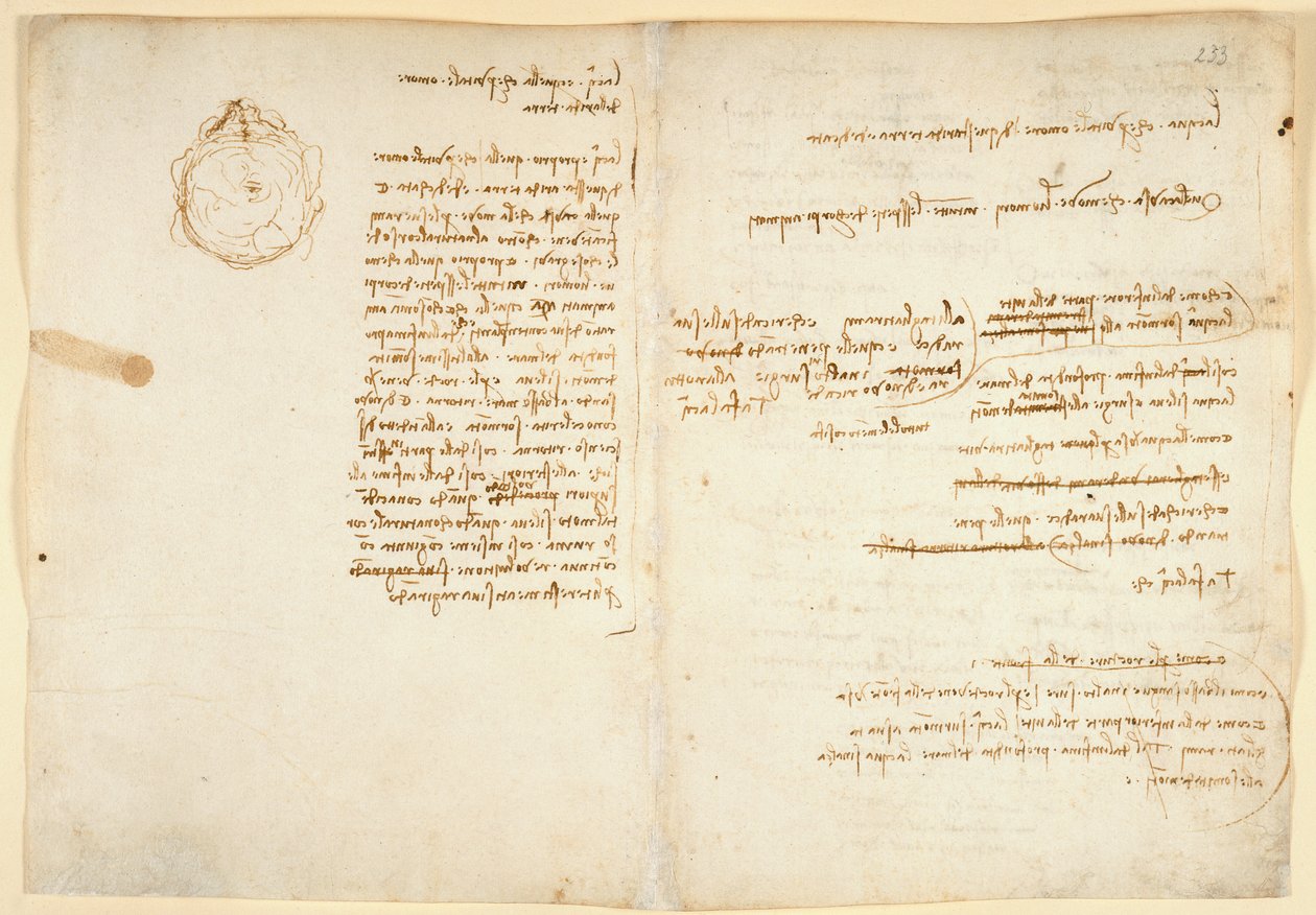 Arundel 263 f.236v, f.233 Su ile ilgili notlar; 