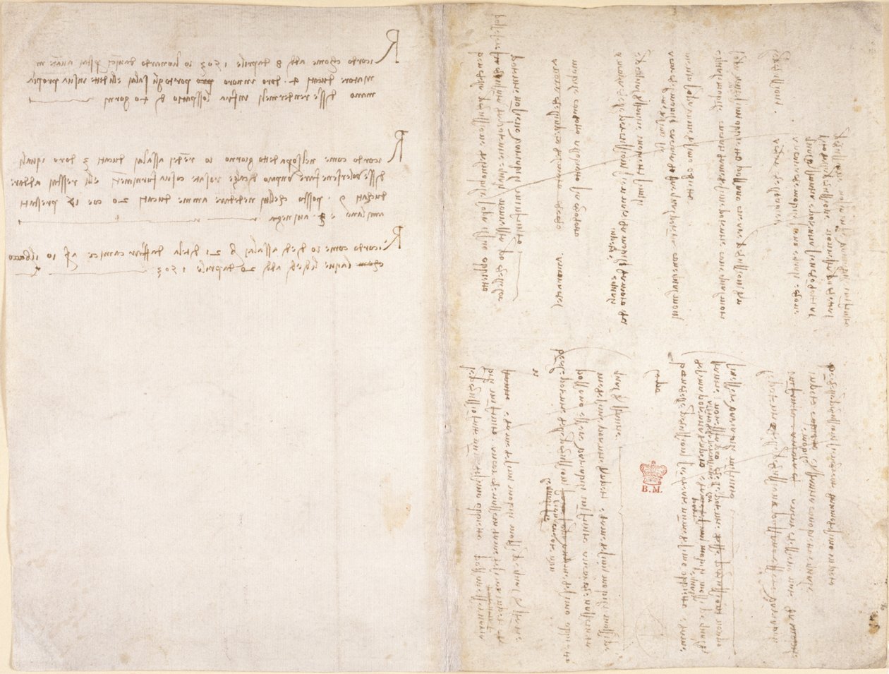 Arundel 263, ff.229v, f.226 Leonardo da Vinci
