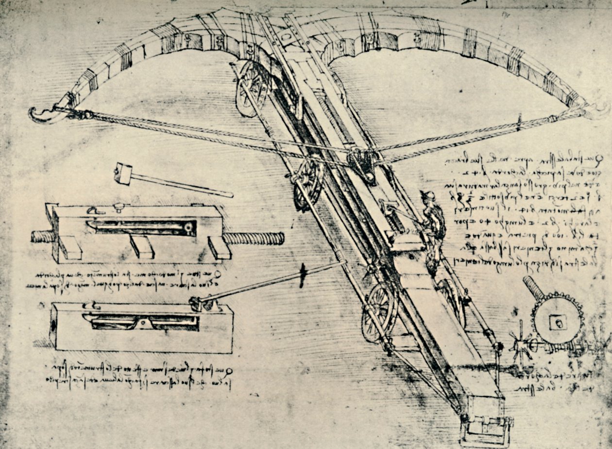 Balista, 1928 by Leonardo da Vinci