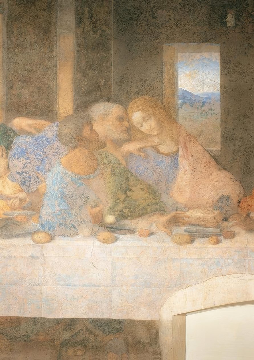 Rabbin Akşam Yemeği by Leonardo da Vinci