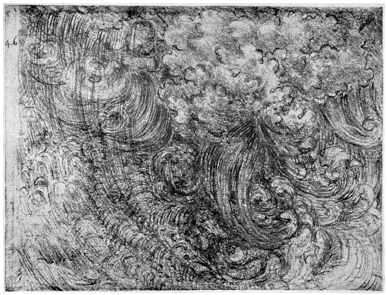 Dünyanın Sonu, c1514-1515 1954 by Leonardo da Vinci