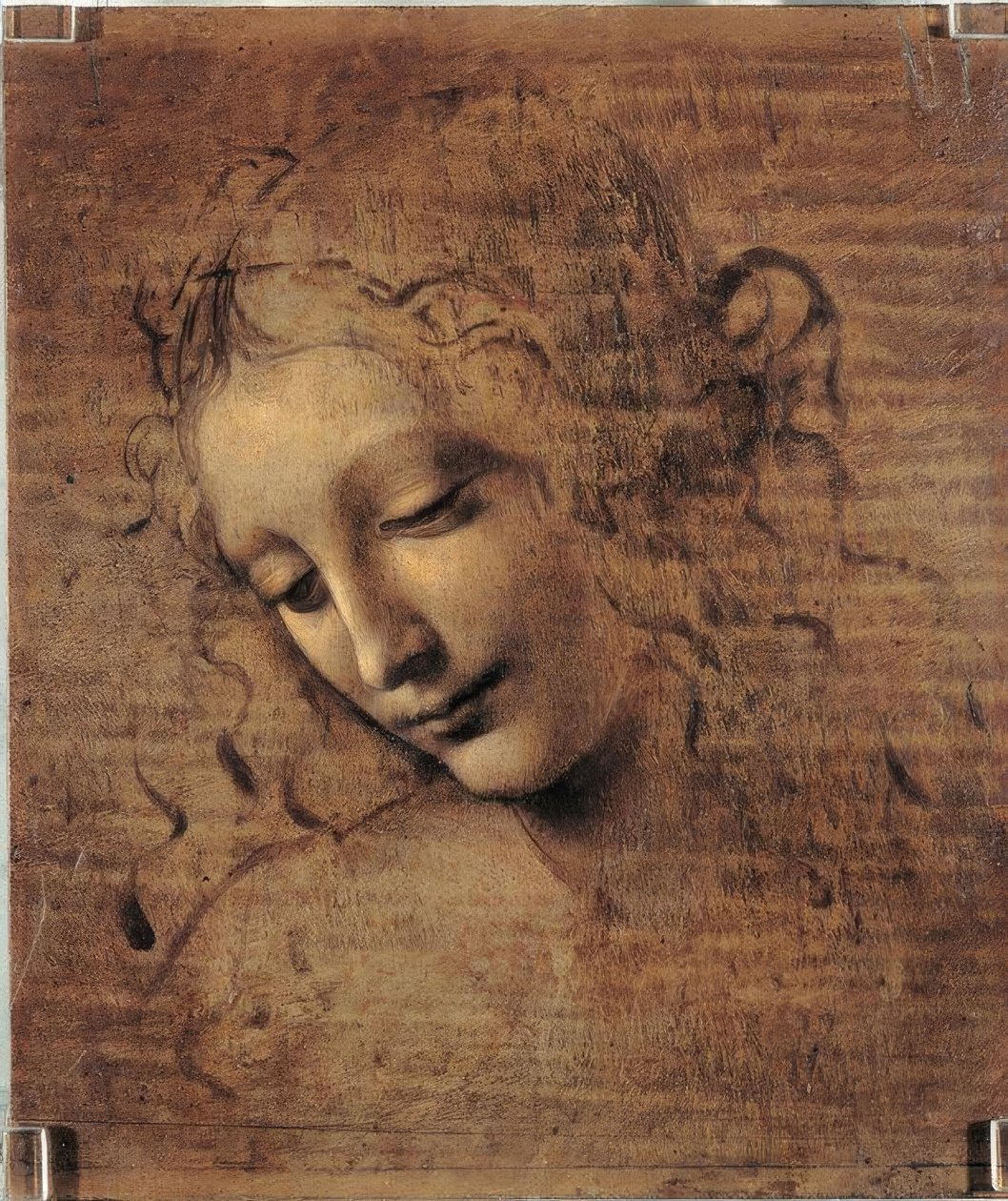kadın kafa by Leonardo da Vinci