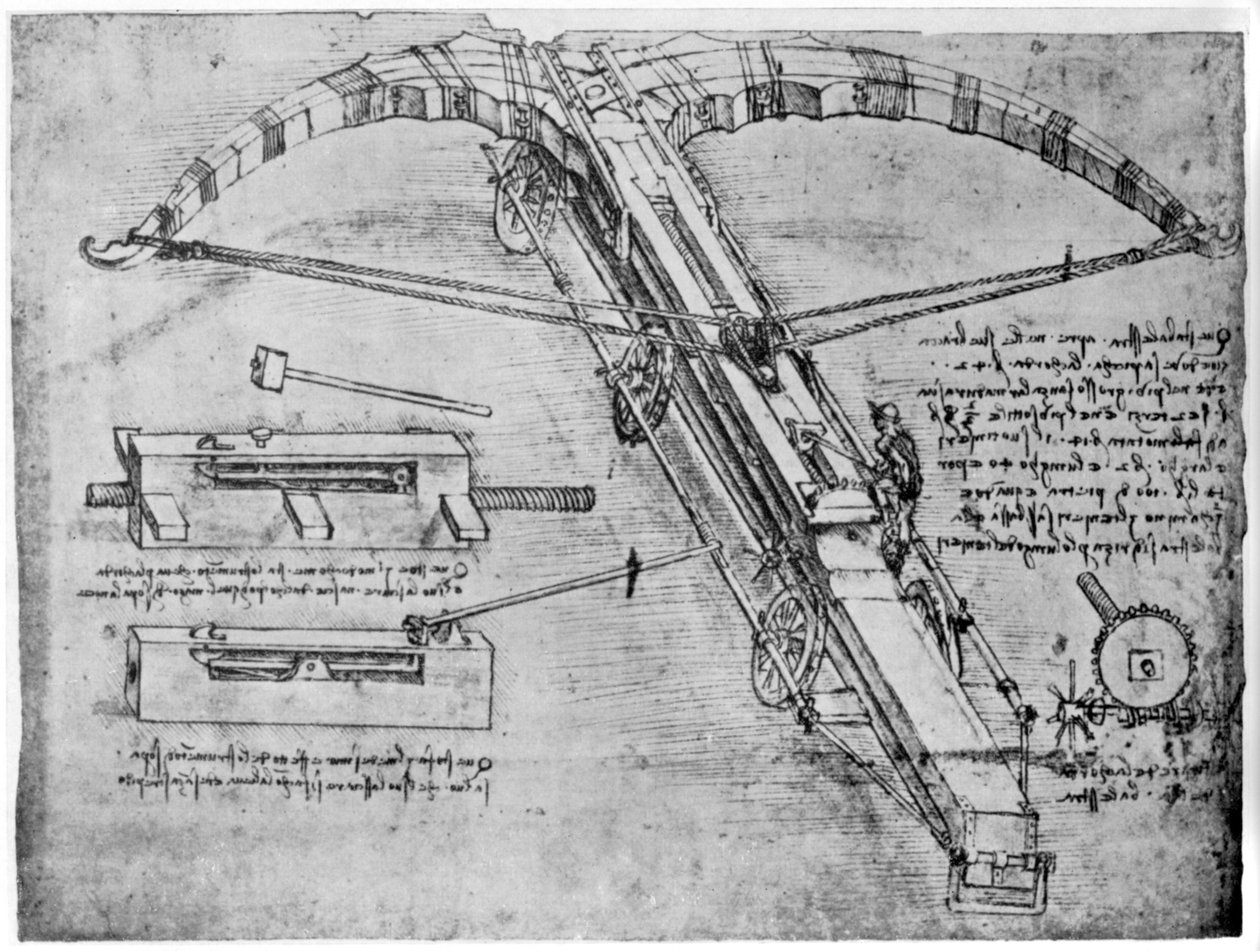 Dev tatar yayı, 1480-1485 1954 by Leonardo da Vinci