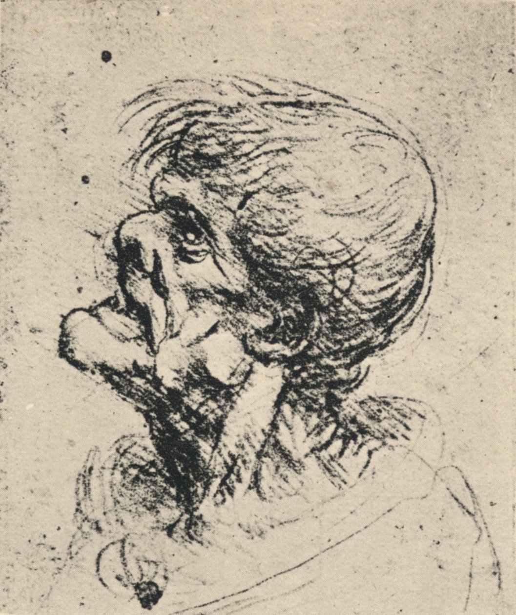 Soldaki Grotesk Profil, c1480 1945 by Leonardo da Vinci