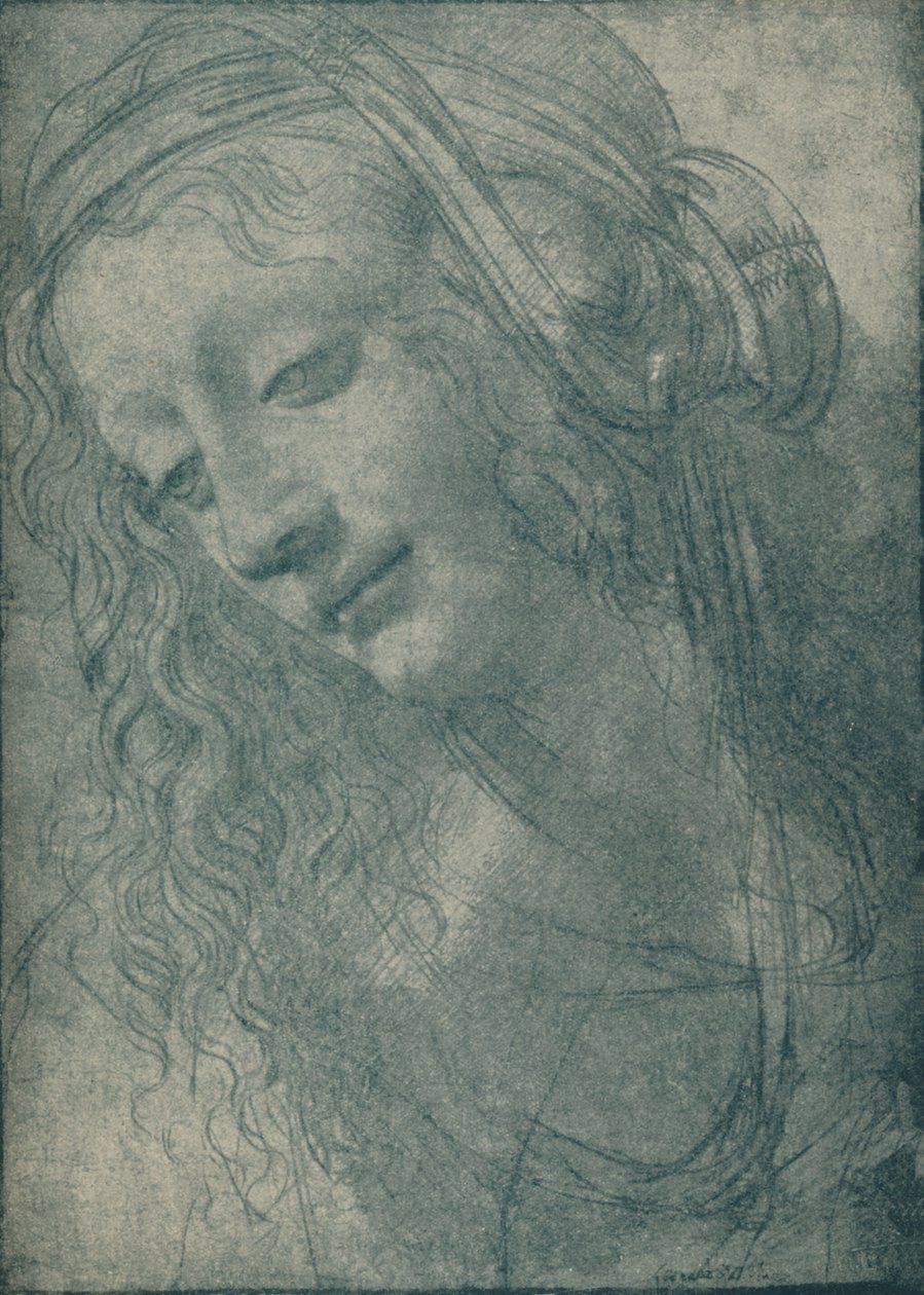 Bakire Başı, 15. yüzyıl, 1932 by Leonardo da Vinci