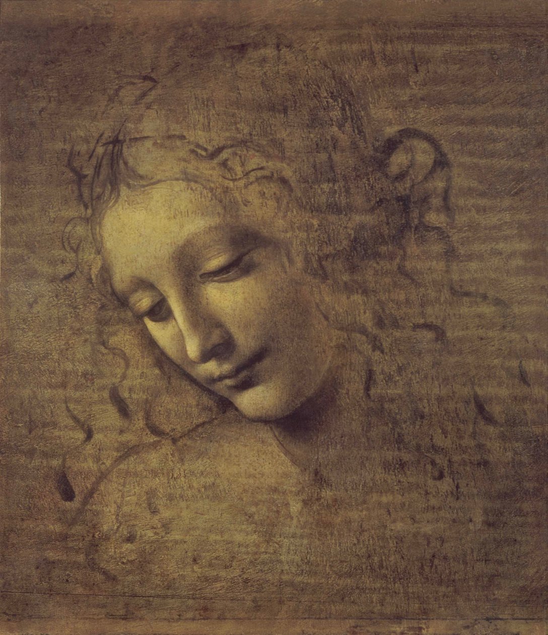 Bir Kadının Başkanı La Scapigliata, 1500