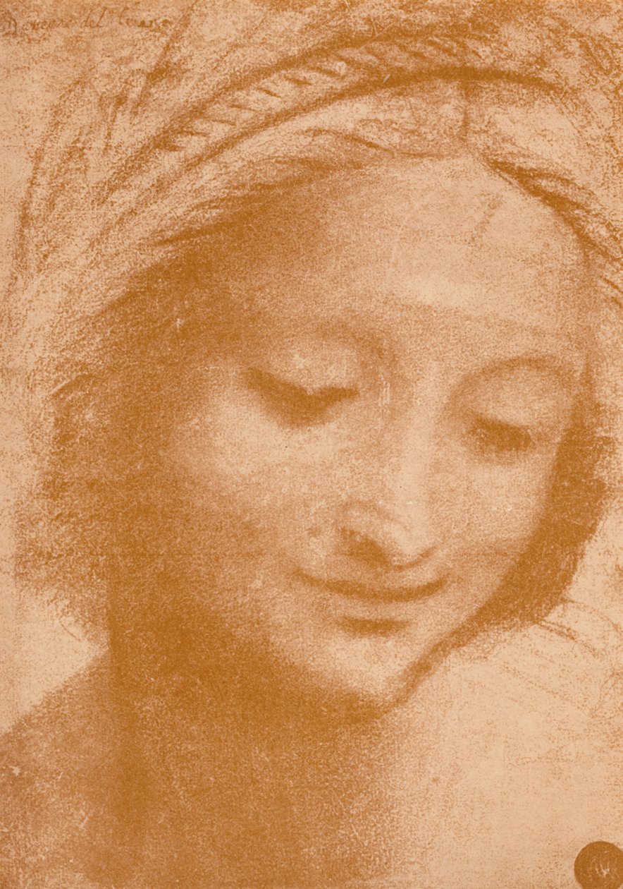 Bir Kadının Başı, 15. yüzyıl, 1932 by Leonardo da Vinci
