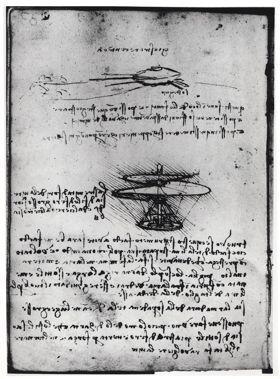 Paris El Yazması B, fol. 83v: Uçan bir makine için metin ve eskiz sayfası, 1488-90 (kağıt üzerinde kalem ve mürekkep) by Leonardo da Vinci