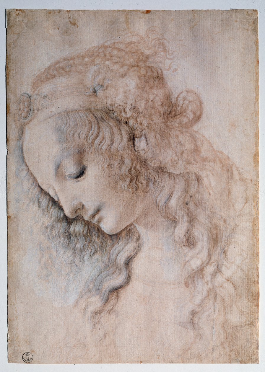 Kız Portresi - Çizim by Leonardo da Vinci