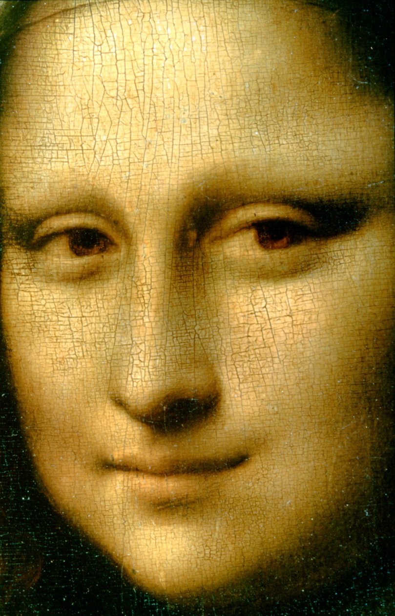 Mona Lisa detayının portresi, 1503-1506 by Leonardo da Vinci