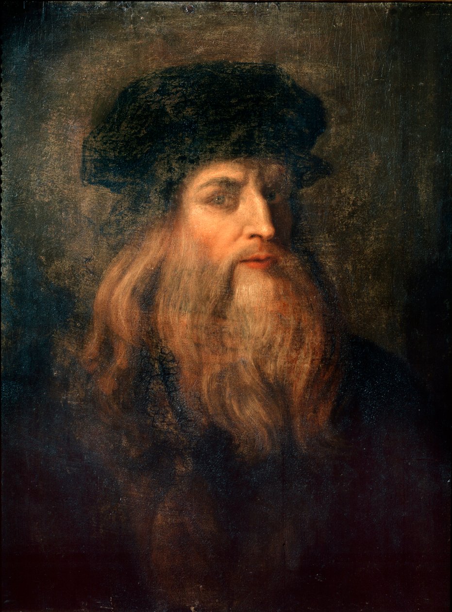 Varsayılan Otoportre (Lucan de Vinci portresi) - panelde tempera by Leonardo da Vinci