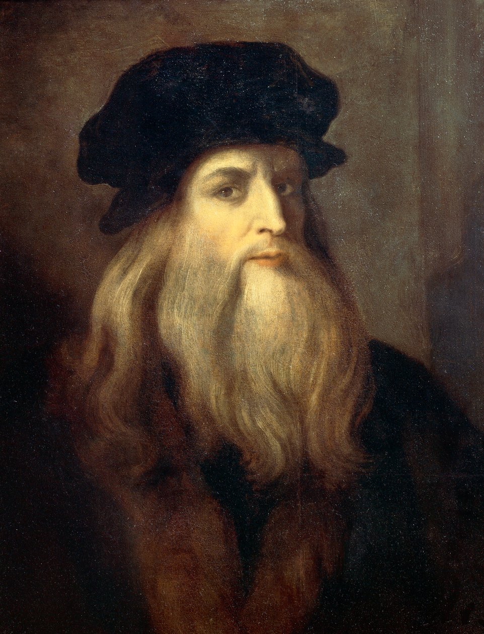 Varsayılan Otoportre (Lucan de Vinci portresi) - panelde tempera by Leonardo da Vinci
