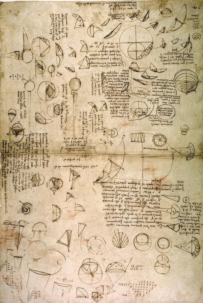 Çemberin karesini alma by Leonardo da Vinci
