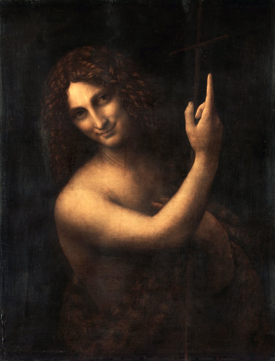 Vaftizci Yahya, 1513-1516 by Leonardo da Vinci