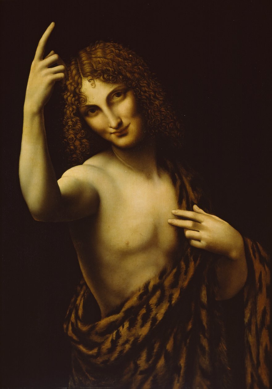 Vaftizci Yahya, 16. yüzyıl by Leonardo da Vinci