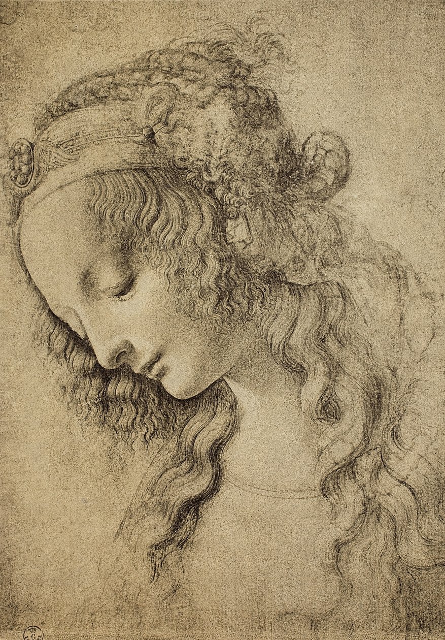 Magdalene başkanı için çalışma, Leonardo da Vinci