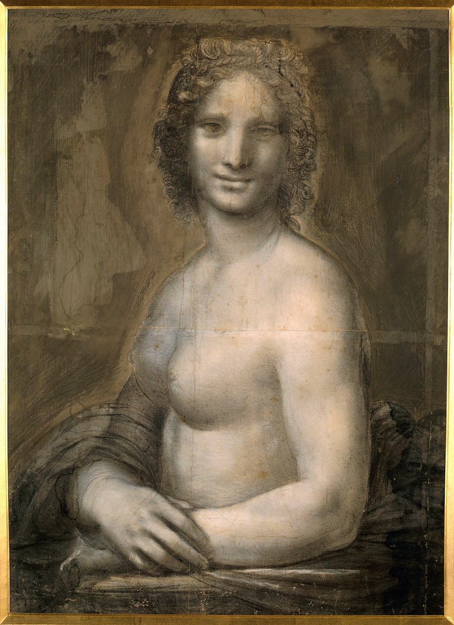 Çıplak kadın çalışması, muhtemelen Mona Lisa Büstü, Mona Lisa