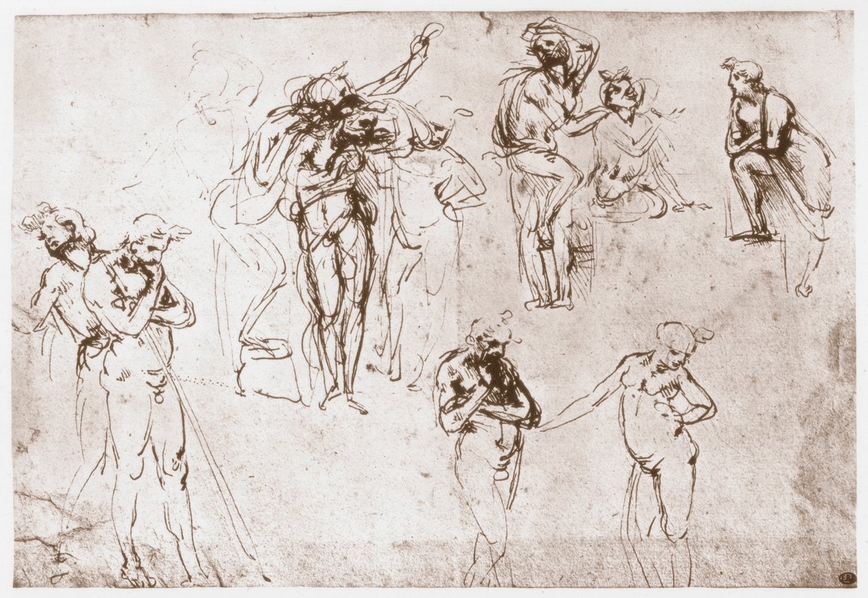 Kralların Hayranlığı, c1481 by Leonardo da Vinci