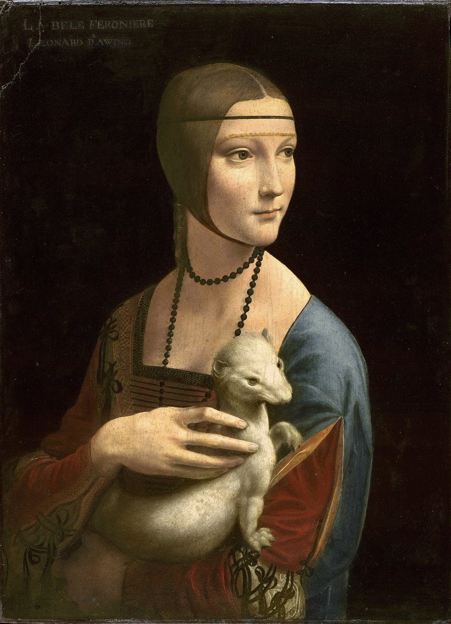 Ermineli Kadın (Cecilia Gallerani) by Leonardo da Vinci