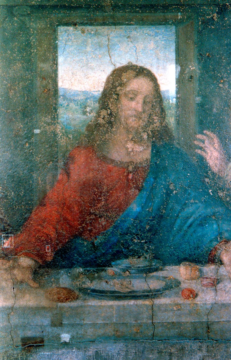Son Akşam Yemeği, Detay, 1495-1498 by Leonardo da Vinci