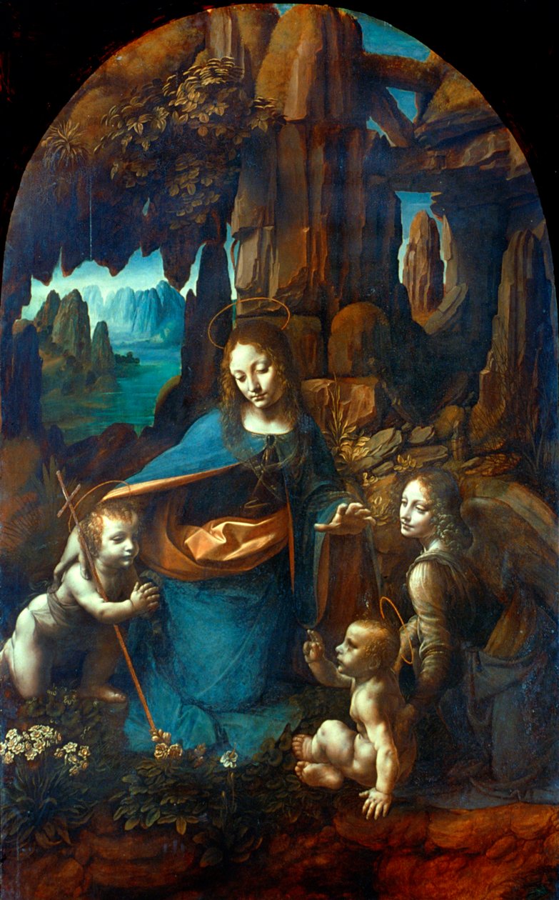 Kayaların Bakiresi, 1491-1519 by Leonardo da Vinci