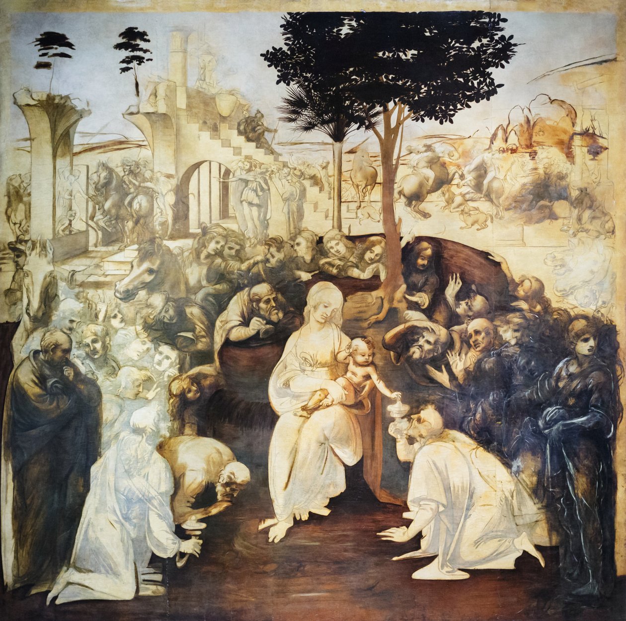 Magi hayranlığı by Leonardo da Vinci