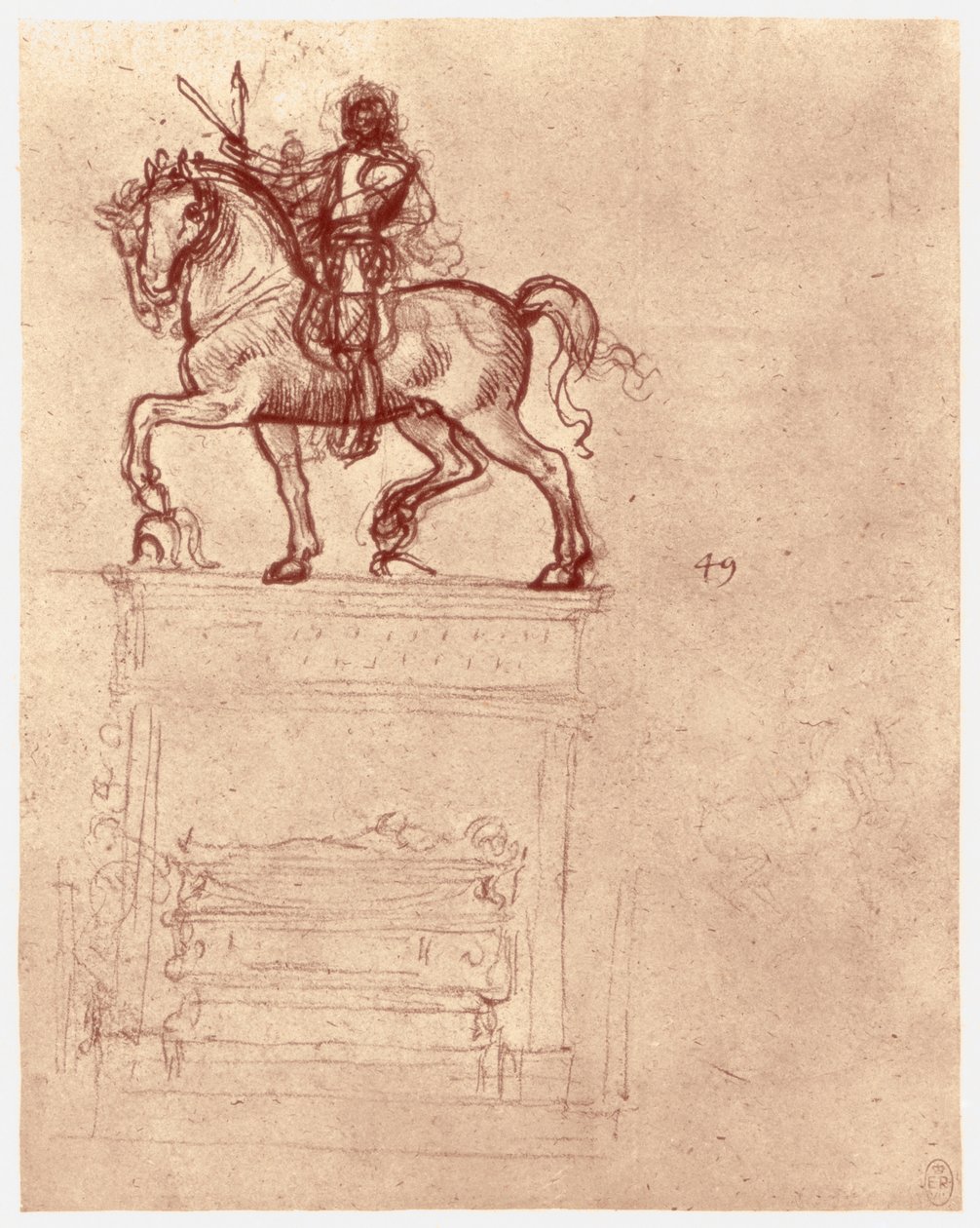 Trivulzio Anıtı, c1511 by Leonardo da Vinci