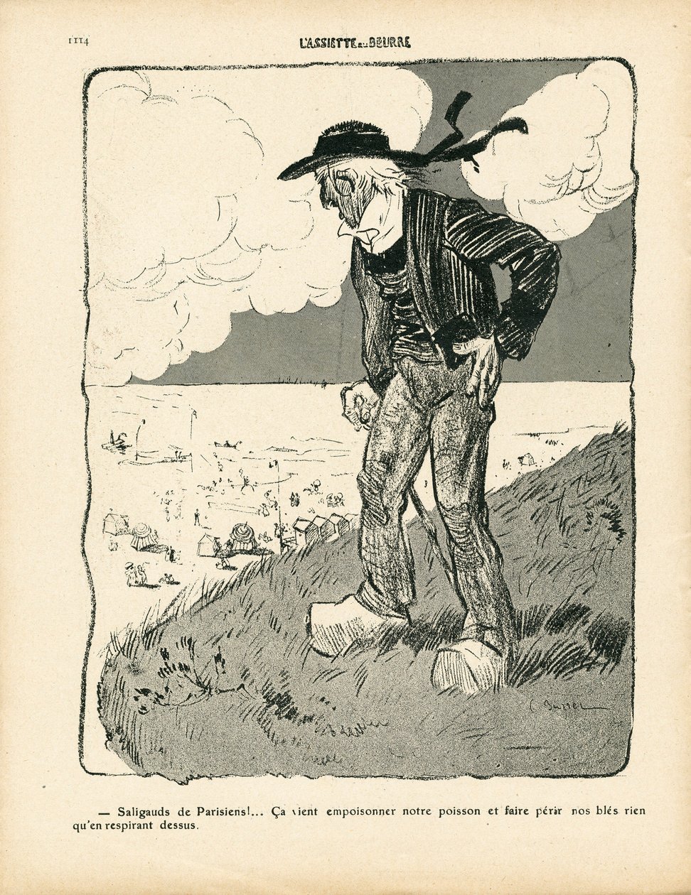 Tereyağı Tabağı, 434 numara, Renklerde Hiciv by Leonce Burret