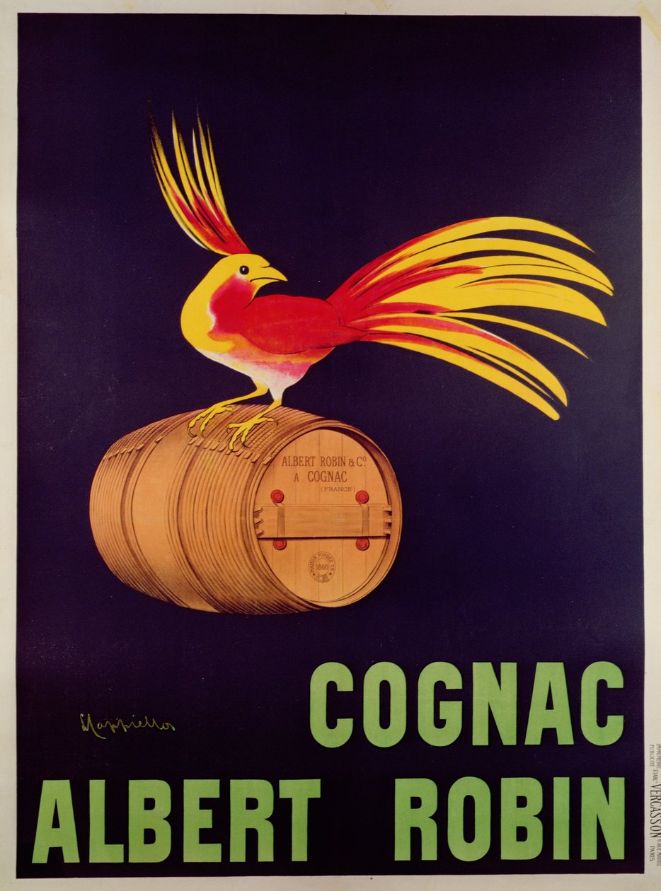 Albert Robin Konyak reklam afişi by Leonetto Cappiello