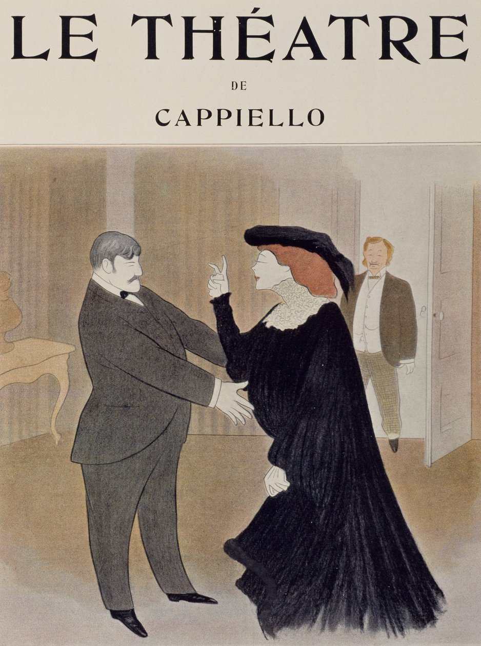 Aktörler Lucien Quitry ve Jane Harding, Paris