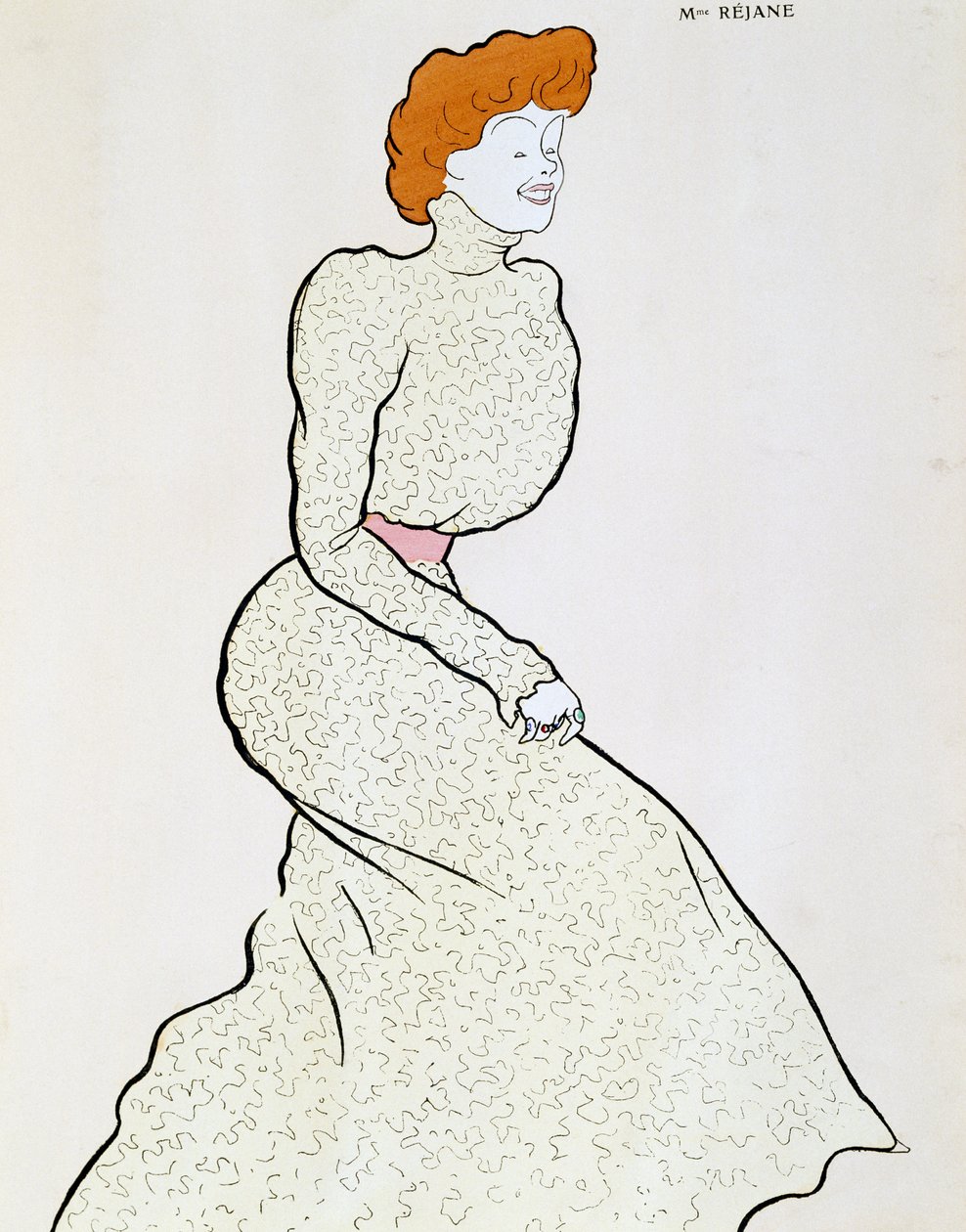 Oyuncu Gabrielle Rejane (1856-1920), Leonetto Cappiello