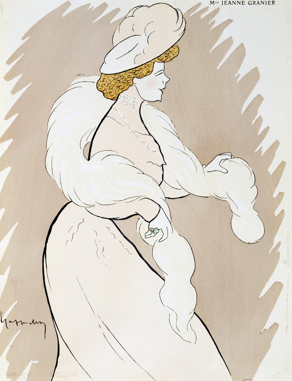 Aktris Jeanne Granier (1852-1939), Leonetto Cappiello