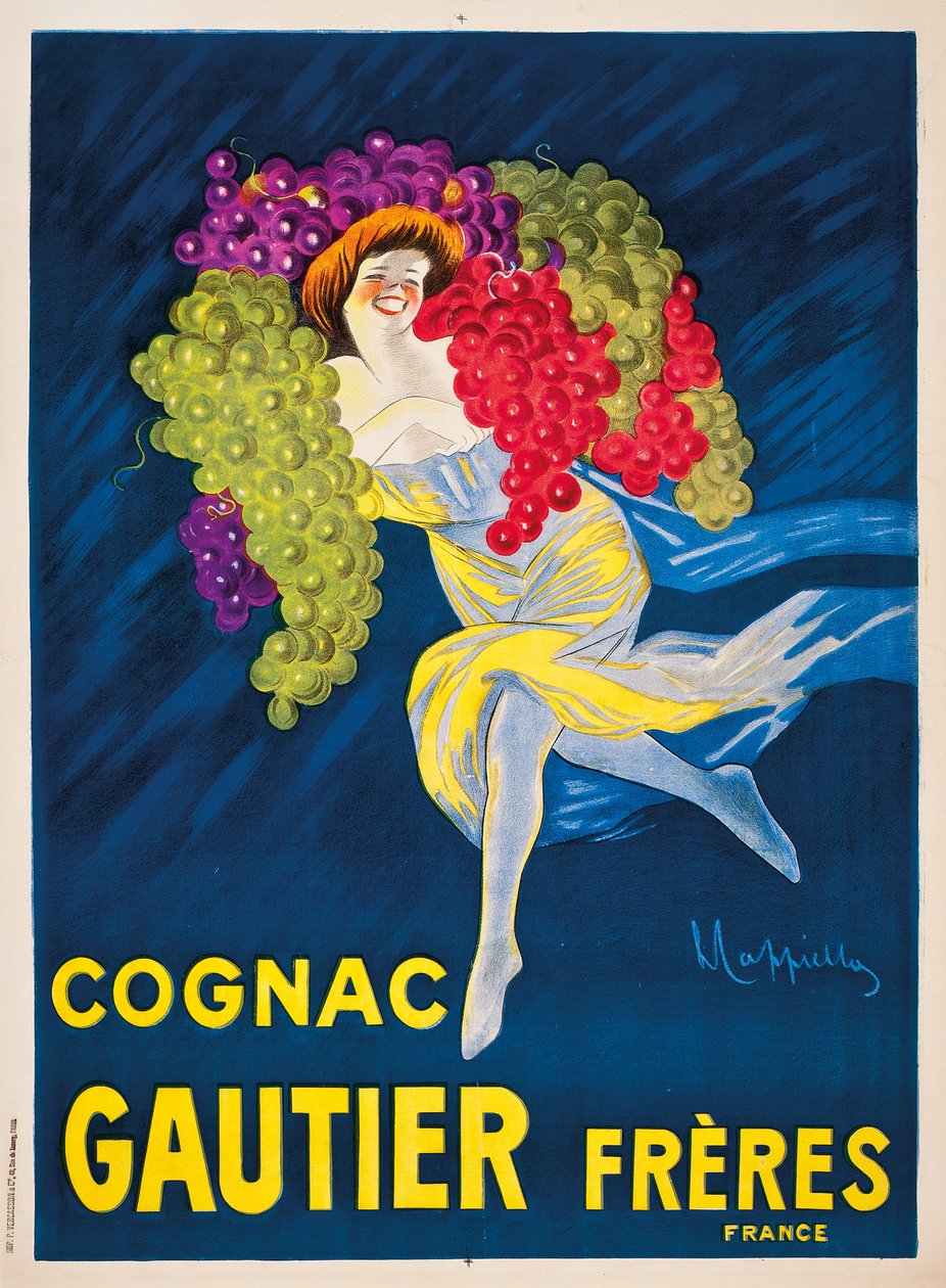 Gautier Freres konyak için bir reklam afişi, 1907 by Leonetto Cappiello