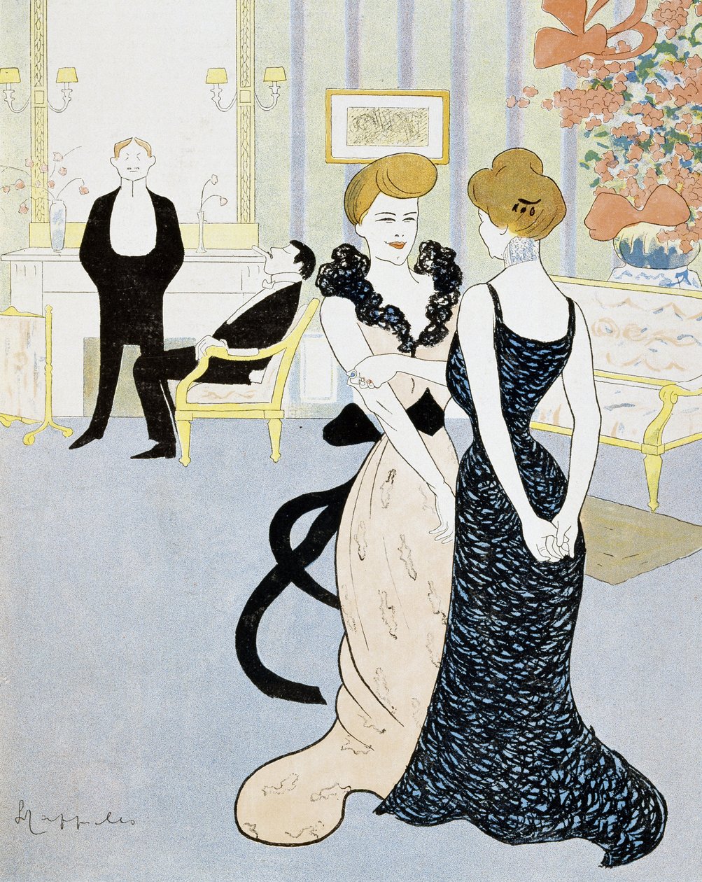 Gizeme başka bir çözüm (çizim) by Leonetto Cappiello