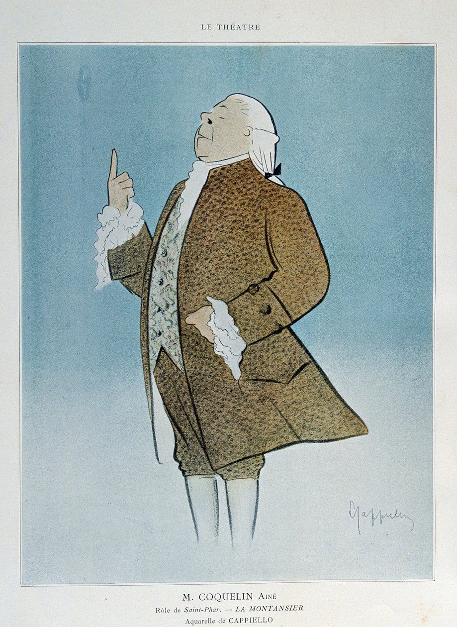 Komedyen Constant Poppy Groin (1841-1909), 1904