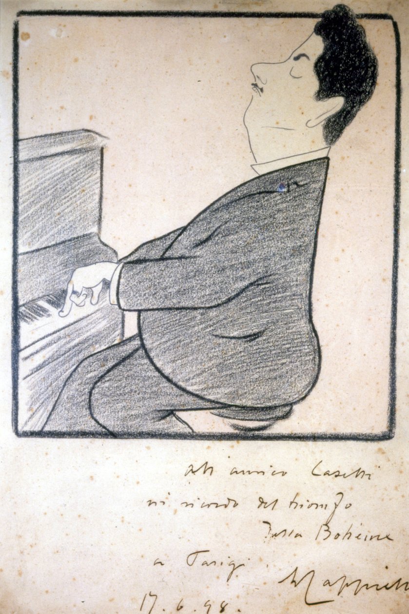 İtalyan besteci Giacomo Puccini