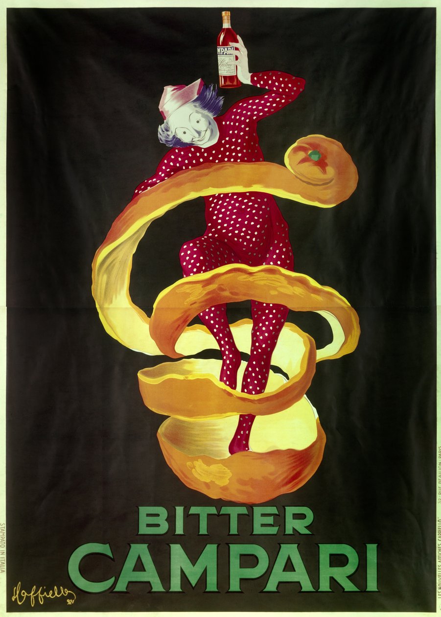 Aperatif Bitter Campari için poster. Leonetto Cappiello