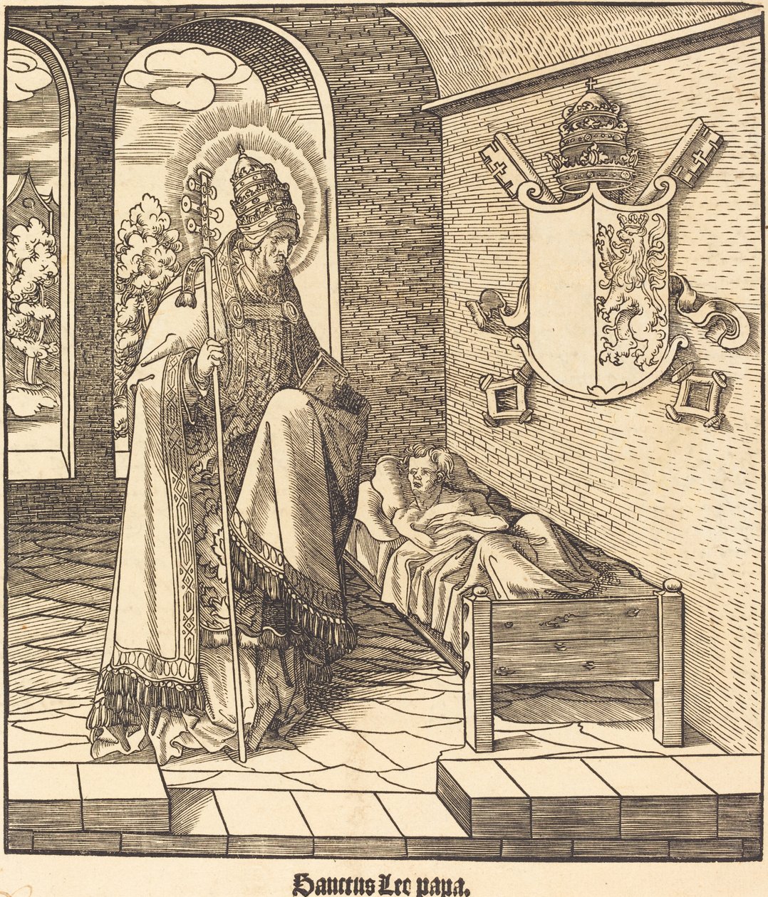 Aziz Leo (Papa IX. Leo) by Leonhard Beck