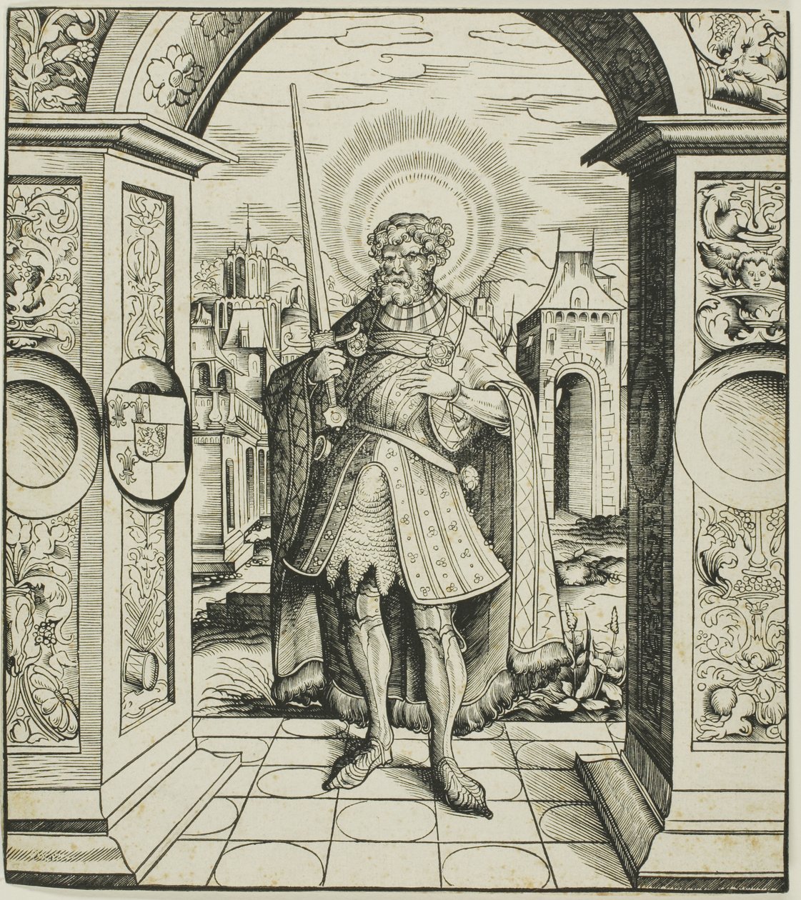 Habsburg Hanedanı ile Bağlantılı Azizlerden Aziz Rolandus by Leonhard Beck