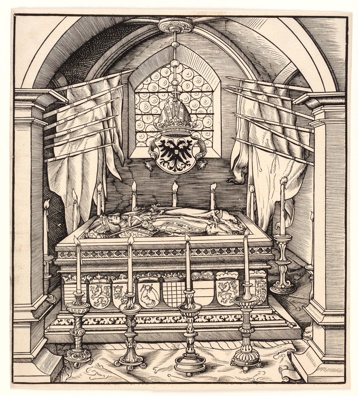 Yaşlı Beyaz Kralın Değerli Mezarı by Leonhard Beck