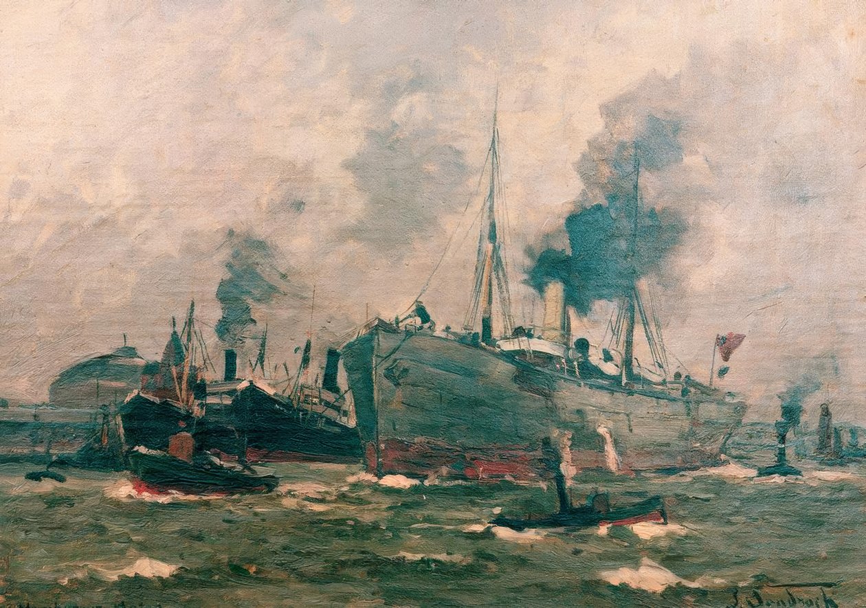 Hamburg Limanı by Leonhard Sandrock