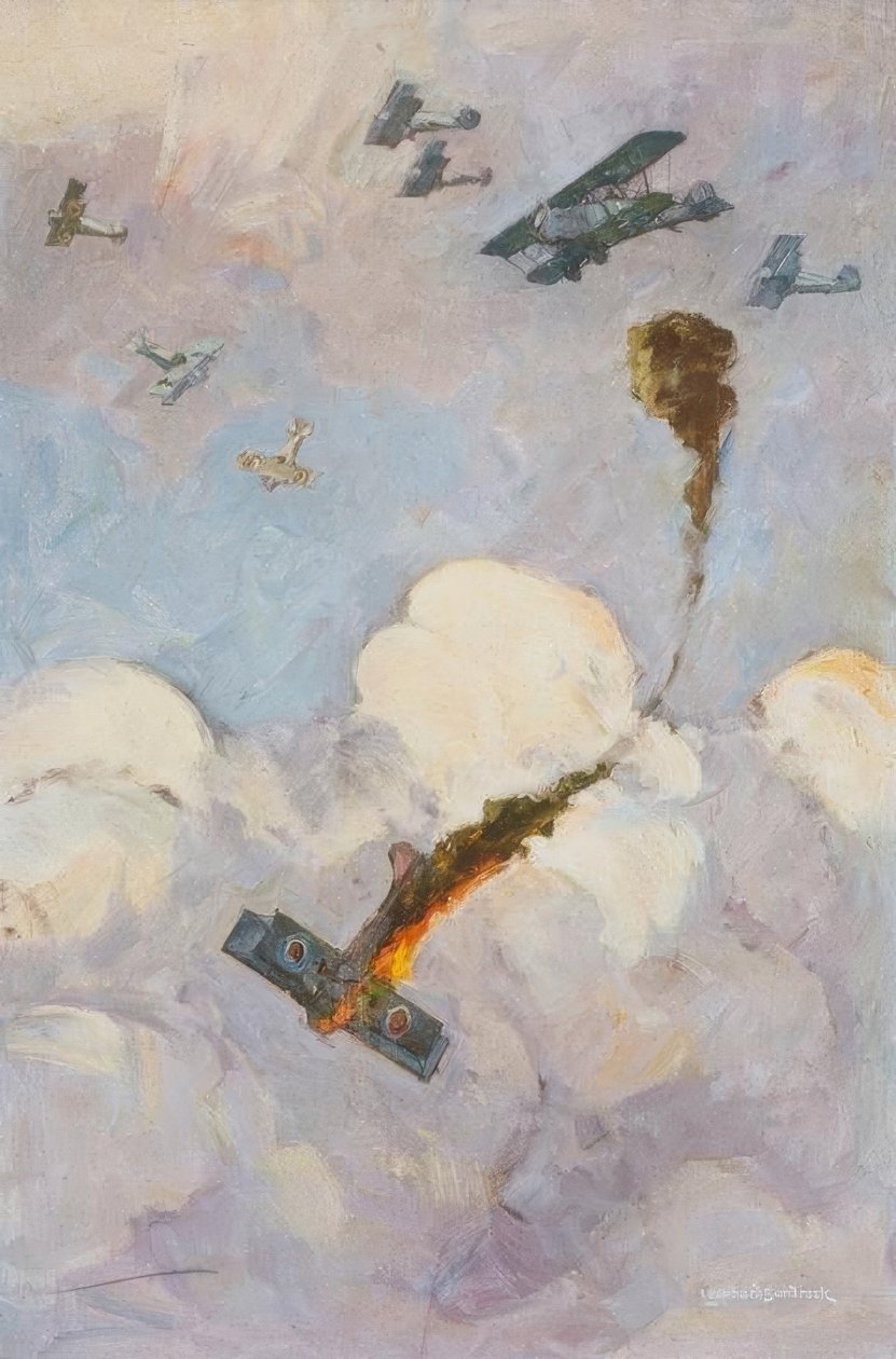 hava savaşı by Leonhard Sandrock