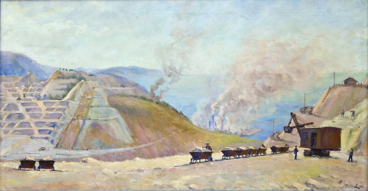 Pletnev için çimento fabrikası by Leonid Arkadyevich Pletnev