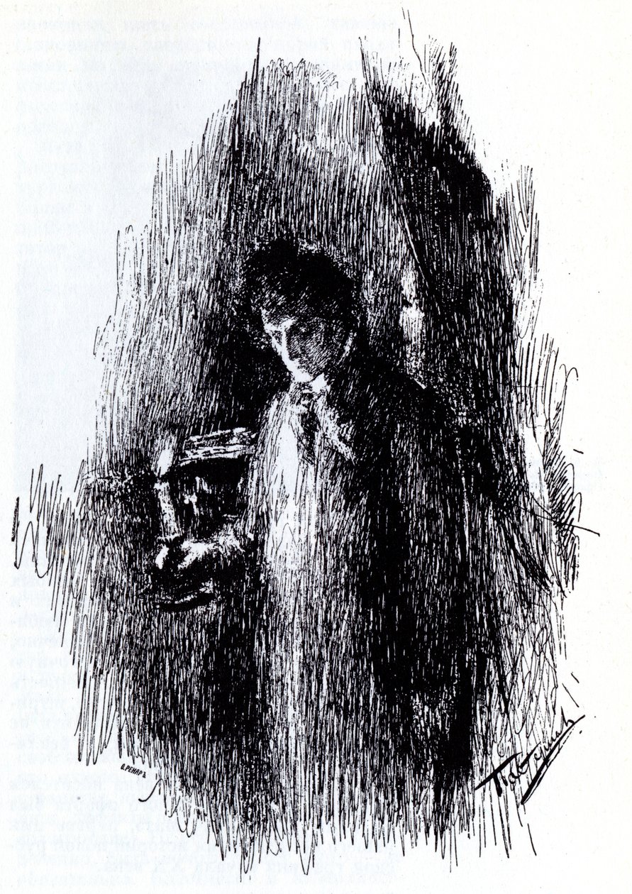 M. Lermontov tarafından The Masquerade draması için örnekleme, 1891 by Leonid Osipovic Pasternak