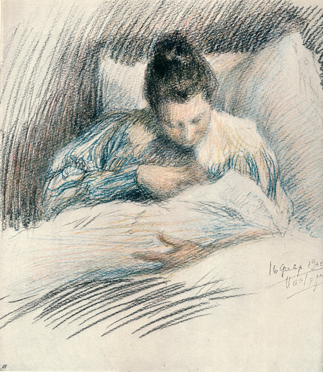 Anne ve Çocuk, 1900, 1906 by Leonid Osipovic Pasternak