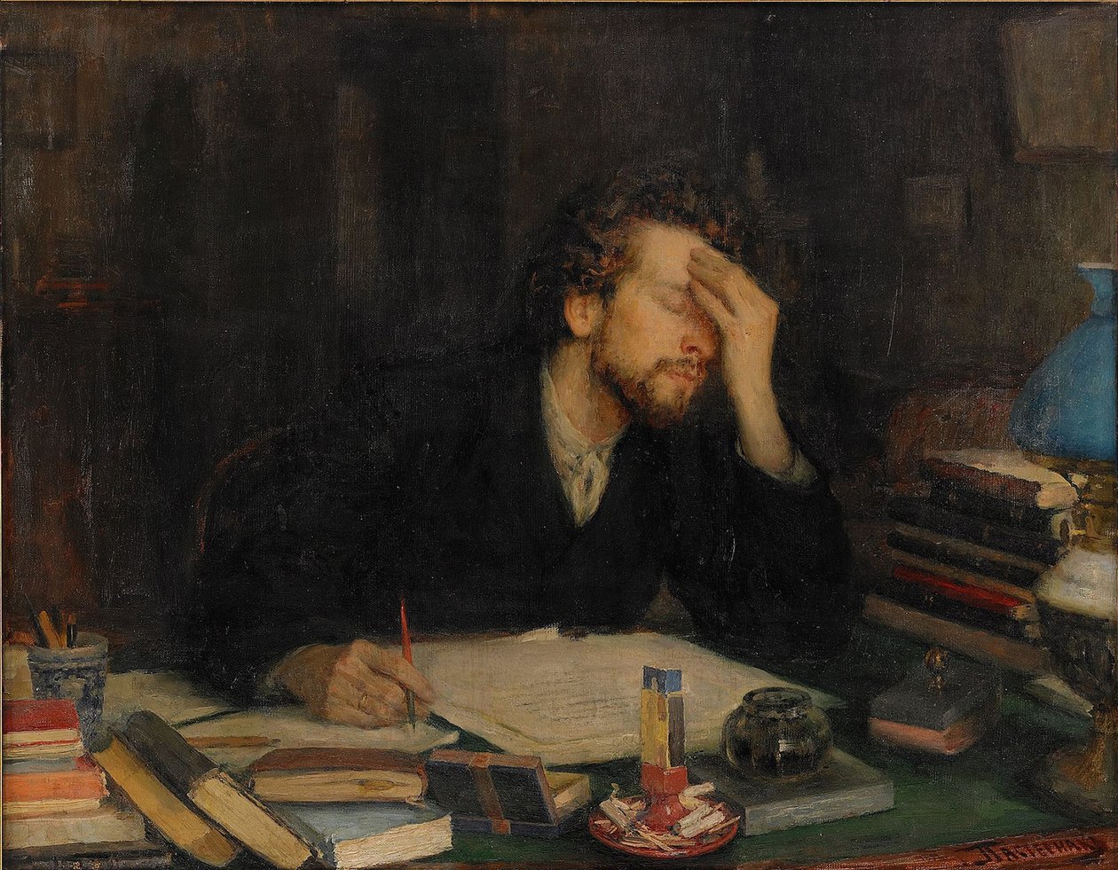 Yaratıcı Çalışmanın Eziyetleri by Leonid Osipovic Pasternak