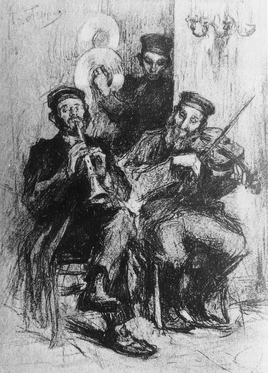 Yahudi müzisyenler by Leonid Osipovic Pasternak